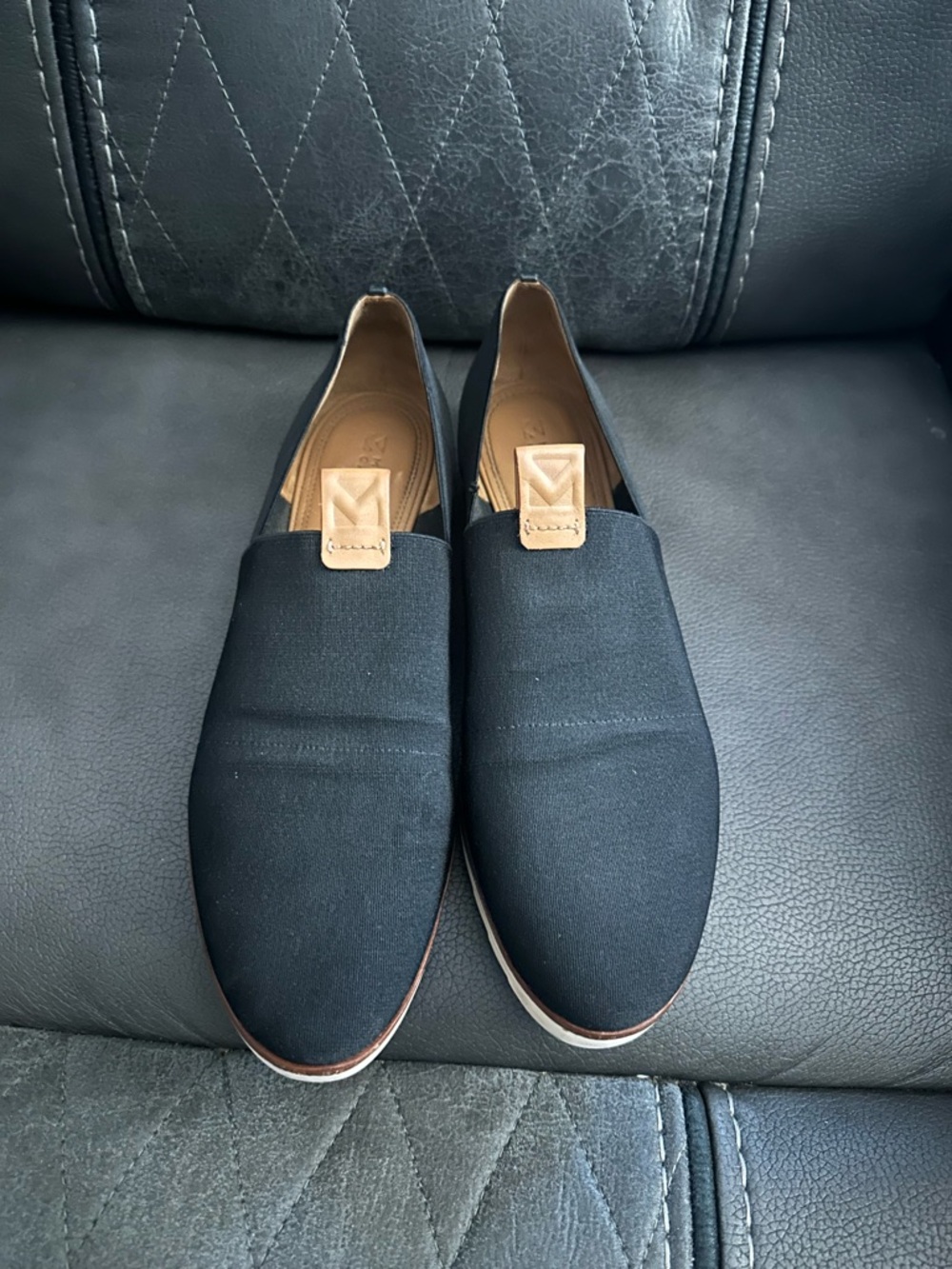 Mercedes Castillo clelia stretch loafer black slip on 9.5